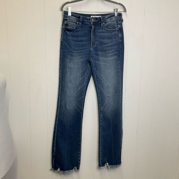 Kancan Women's Size 28 Distressed Skinny Medium Wash Jeans - Picture 1 of 13